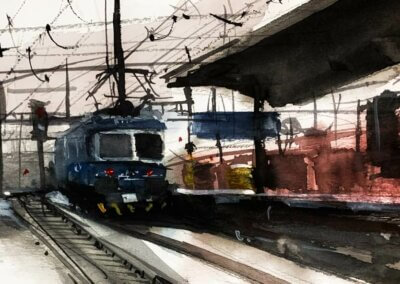 Jak namalovat vlak